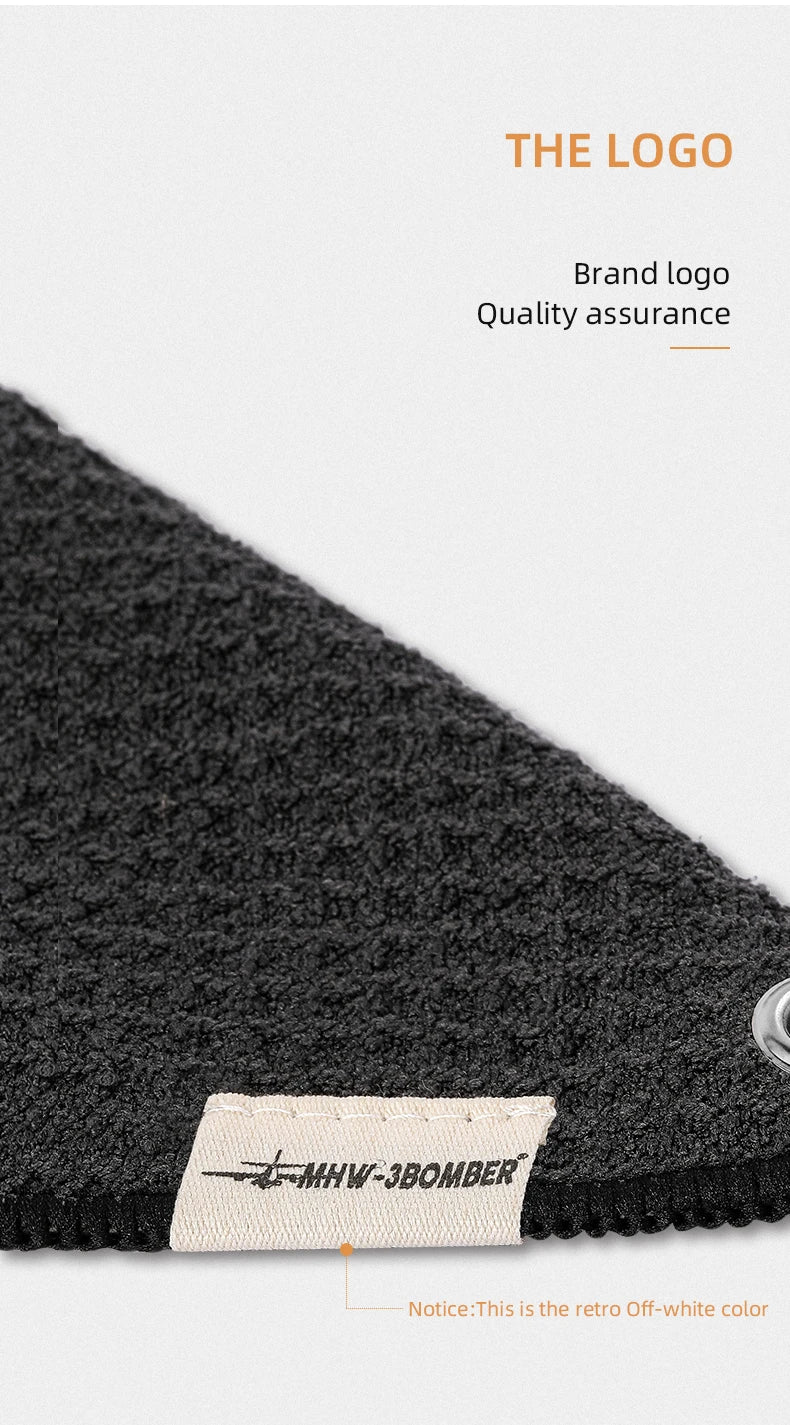 MHW-3BOMBER Portable Coffee Bar Barista Cleaning Towel with Hanging Ring Absorbent Espresso Cup Dish Towels Kitchen Accessories