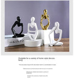 Floating Coffee Mug Art Sculpture Office Home Kitchen Decor Statue Craft Spill Magic Pour Liquid Splash Resin Statue Coffee Mug