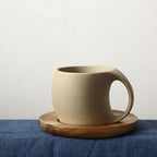 Ceramic Coffee Cups and Saucers Simple Water Cup 220ml Breakfast Milk Oat Drink Mug Exquisite Afternoon Tea Coffee Cup Birthday