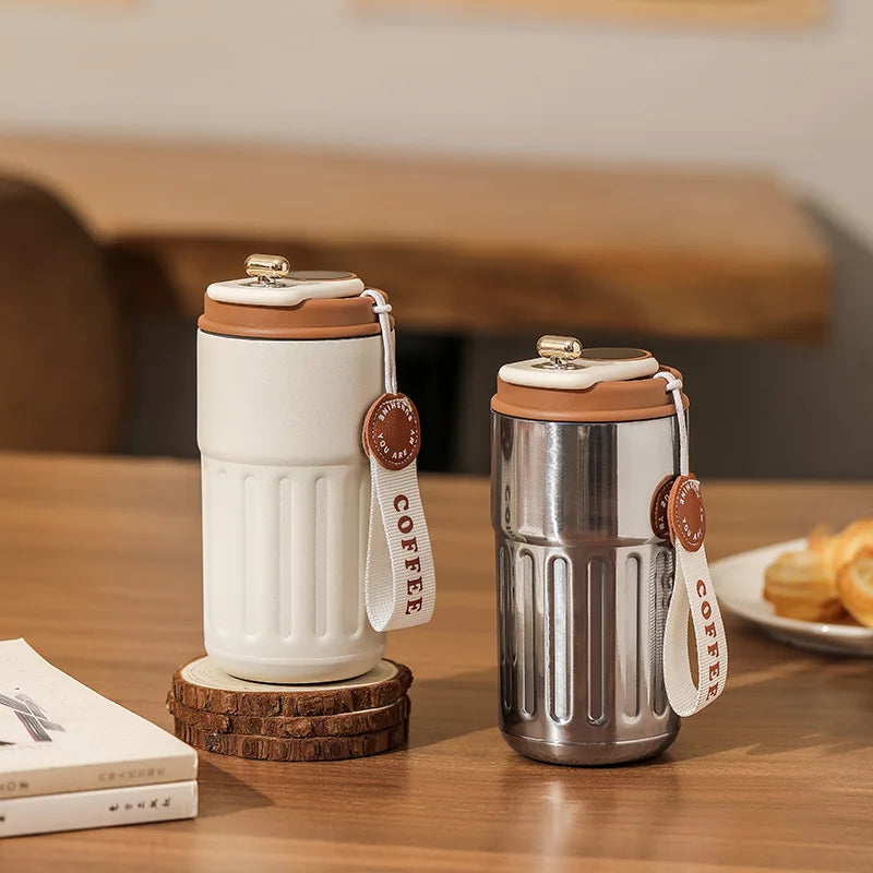 Smart Thermos Bottle Water Digital LED Temperature Coffee Cup 316 Stainless Steel Vacuum Cup Office Cup Business Portable Mug