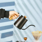 Coffee Pot Milk Frothing Pitcher Jug Gooseneck Kettle Spout Stainless Steel Espresso Coffee Tea Milk Pot Kettle Can 550 /600ml