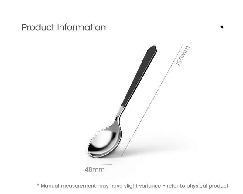MHW-3BOMBER 1/2/3Pcs Measuring Spoon Coffee Tasting Spoon Stainless Steel Round Spoon for Baking/Cooking/Dessert Kitchen Tool