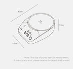 MUVNA-Mini Escala Espresso Eletrônico Exact 0.1g, Alta Precisão,Pesando LED, Balança de Café Portátil, Pó Recebendo Cup, 0.1g