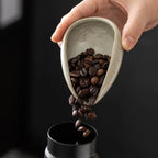 Coffee Beans Dosing Cup Trays Pottery Tea Separator Vessel Ceramic Measure Ware Espresso Bean Scoop Shovel Coffee Accessories ﻿