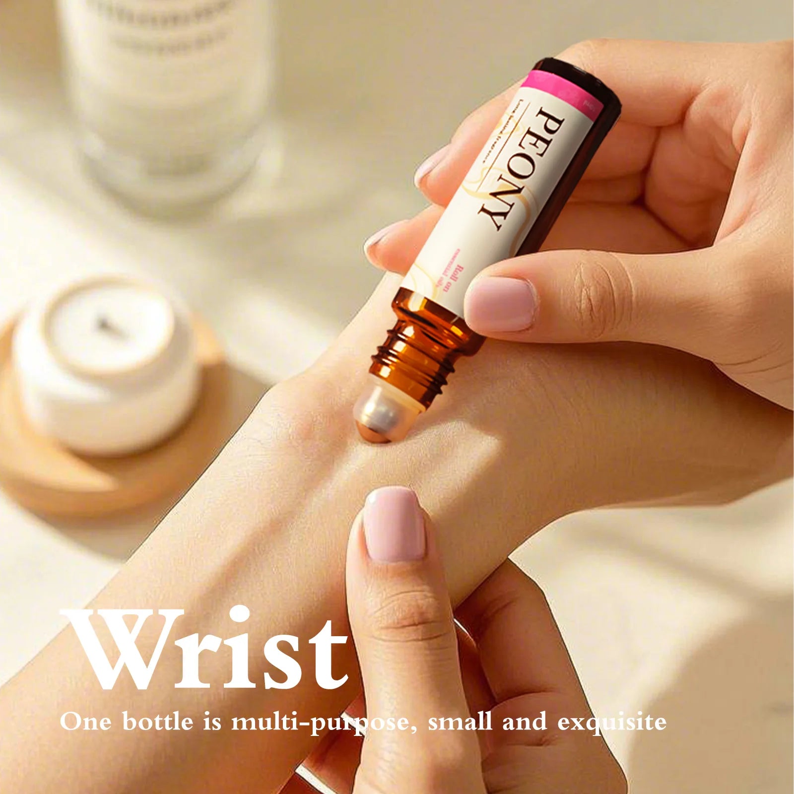 Coffee Essential Oil Roll-On, 10ml - Energizing Aromatherapy for Focus & Alertness - Rich Roast Scent, Travel-Size Gifts