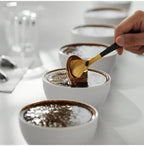 MHW-3BOMBER 1/2/3Pcs Measuring Spoon Coffee Tasting Spoon Stainless Steel Round Spoon for Baking/Cooking/Dessert Kitchen Tool