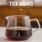 Glass Coffee Pot Set Sharing Pot Filter Free Paper Filter Cloud Pot American Drip Pot Reusable Coffee Utensils