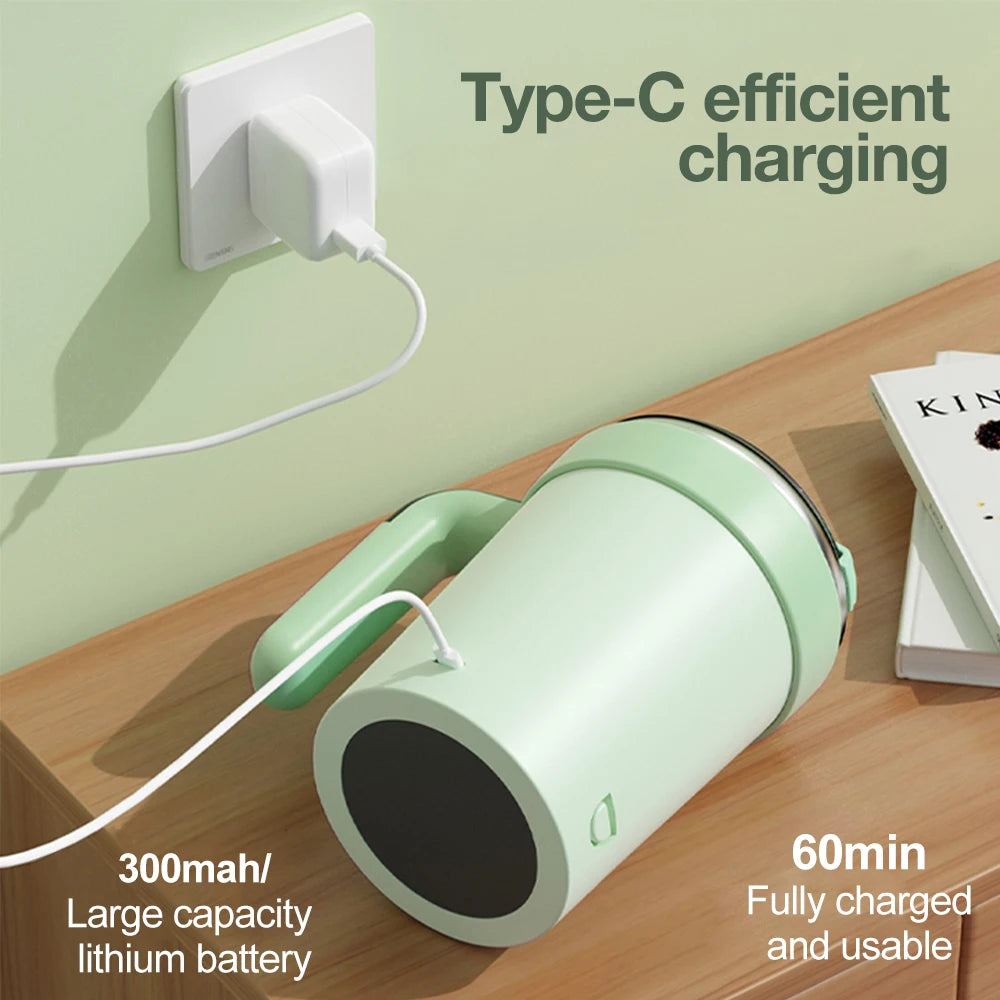 380ML Automatic Stirring Cup Rechargeable Electric Self Mixing Coffee Mug Portable Tea Milk Drinking Cup Rotating Magnetic Tools