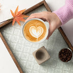 Coarse Pottery Coffee Mug with Base Creative Triangular Cone Shape Mug Personalized Small Espresso Cups for Bar 200ml