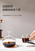 Home European American ice drip coffee pot Cold brew pot Wooden hand brew coffee set Ice brew coffee pot drip type